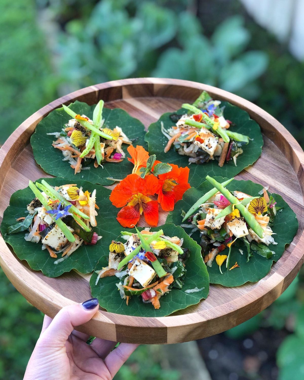 nasturtium wraps