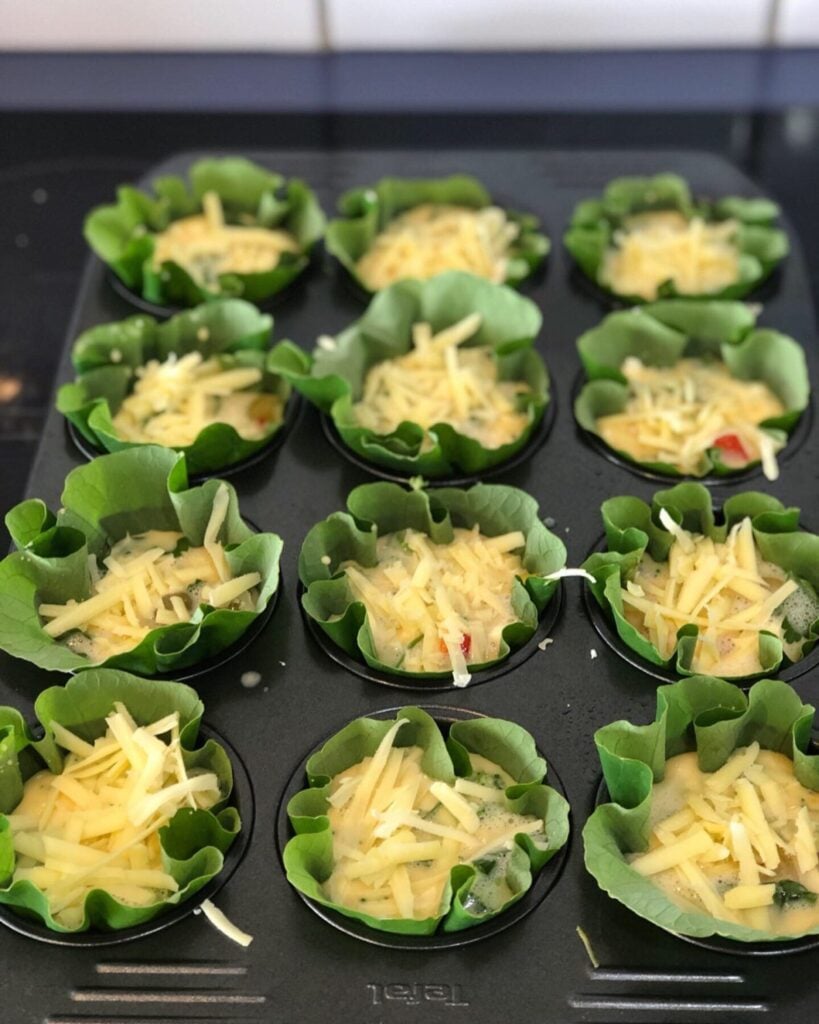 Nasturtium Mini Quiche