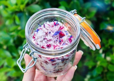 edible flower salt