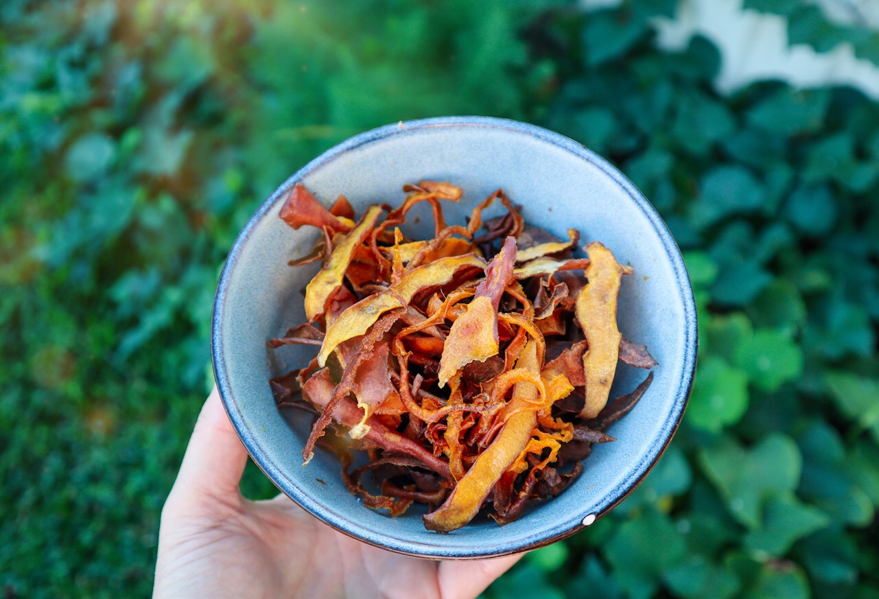 crispy sweet potato skins