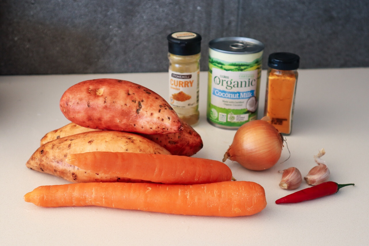 curried sweet potato soup