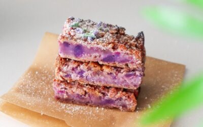 Sweet Potato and White Chocolate Slice