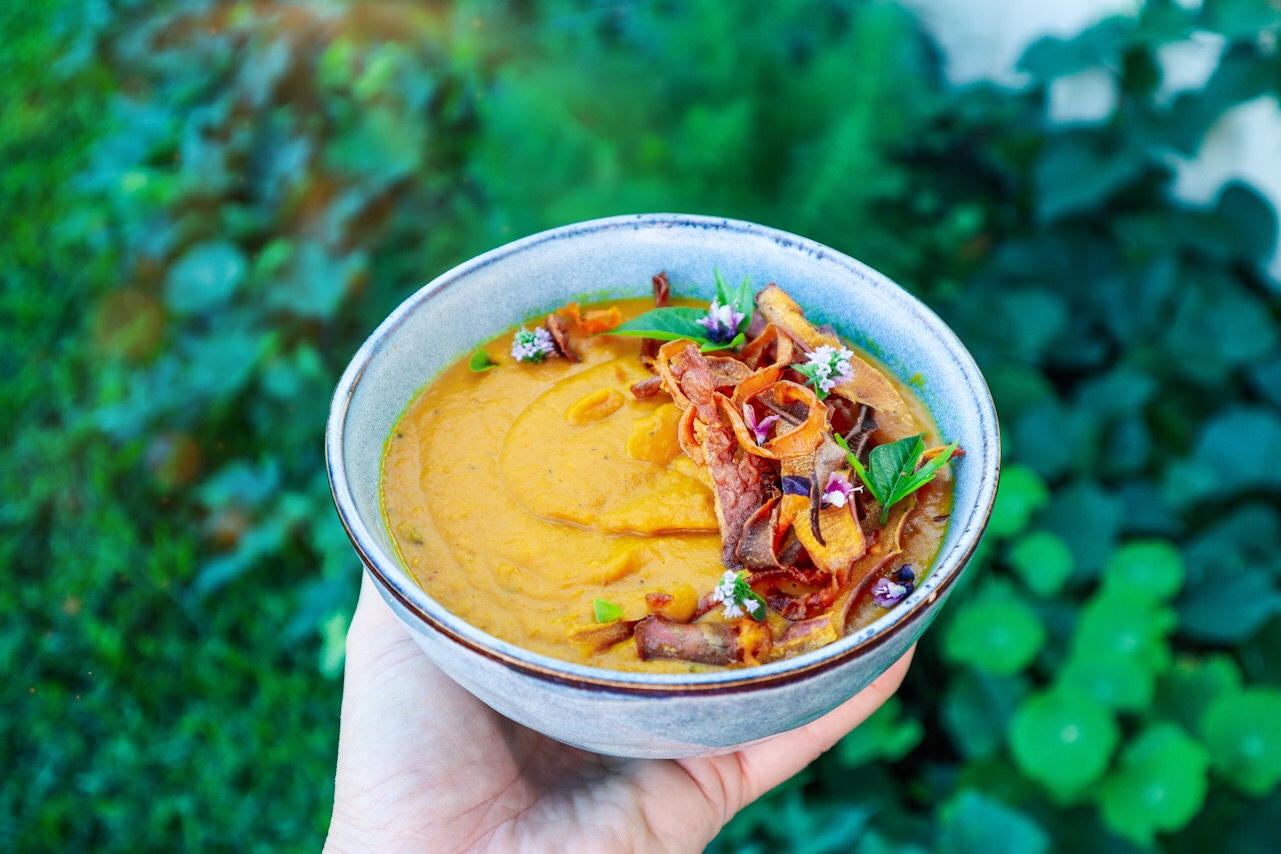 curried sweet potato soup