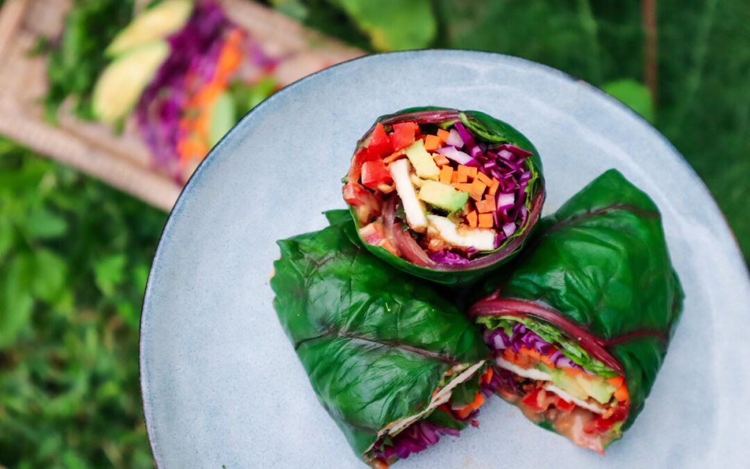 Satay Rainbow Rolls