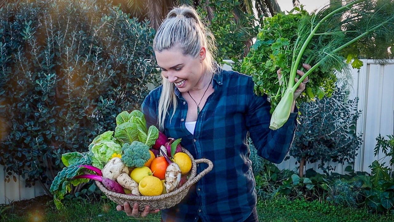 sustainable permaculture garden