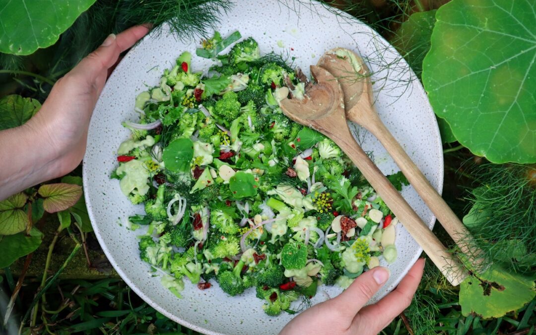 Raw Broccoli Salad