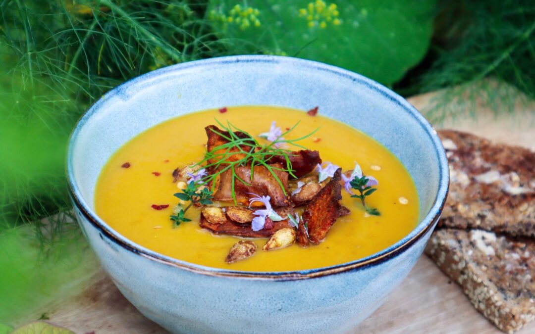 Pumpkin, Turmeric, and Carrot Soup