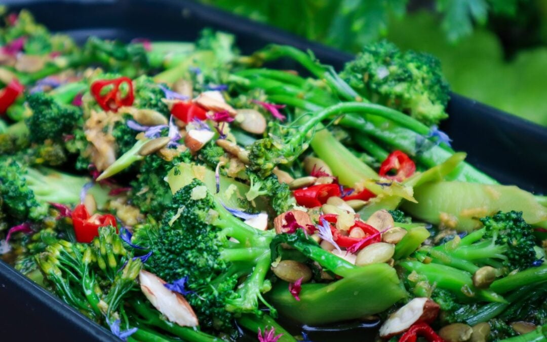 Stirfry Broccoli with Tamari, Chilli and Garlic