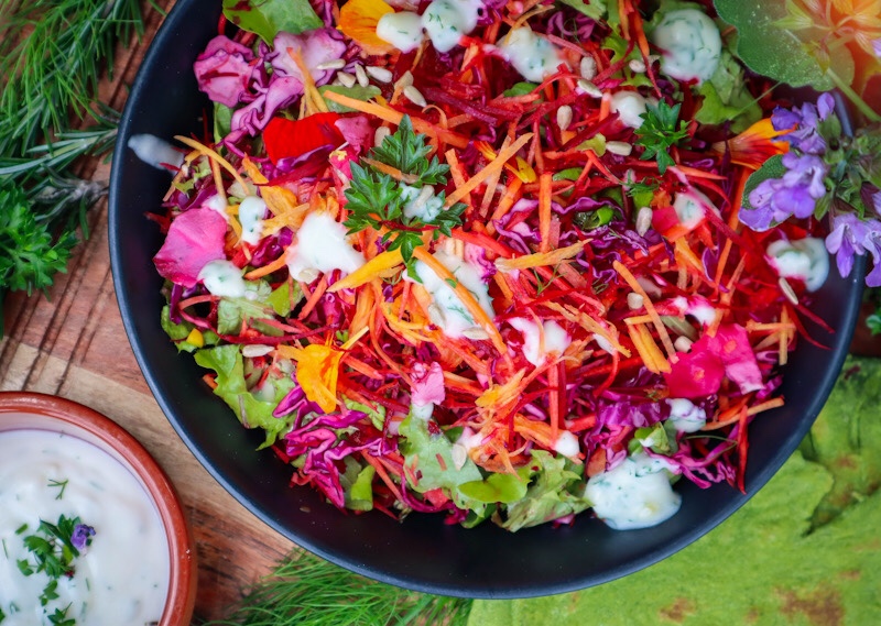 rainbow slaw