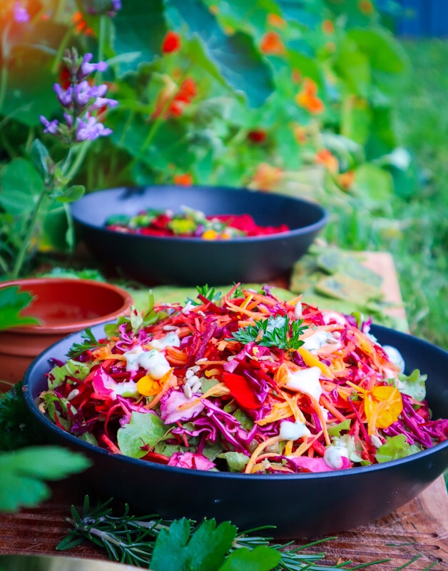 rainbow slaw