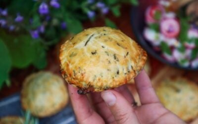Rosemary, Feta and Roast Veggie Hand Pies