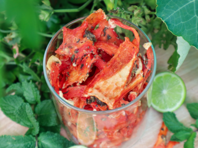 Mojito Watermelon Jerky Recipe – Dehydrated Watermelon with Mint & Lime