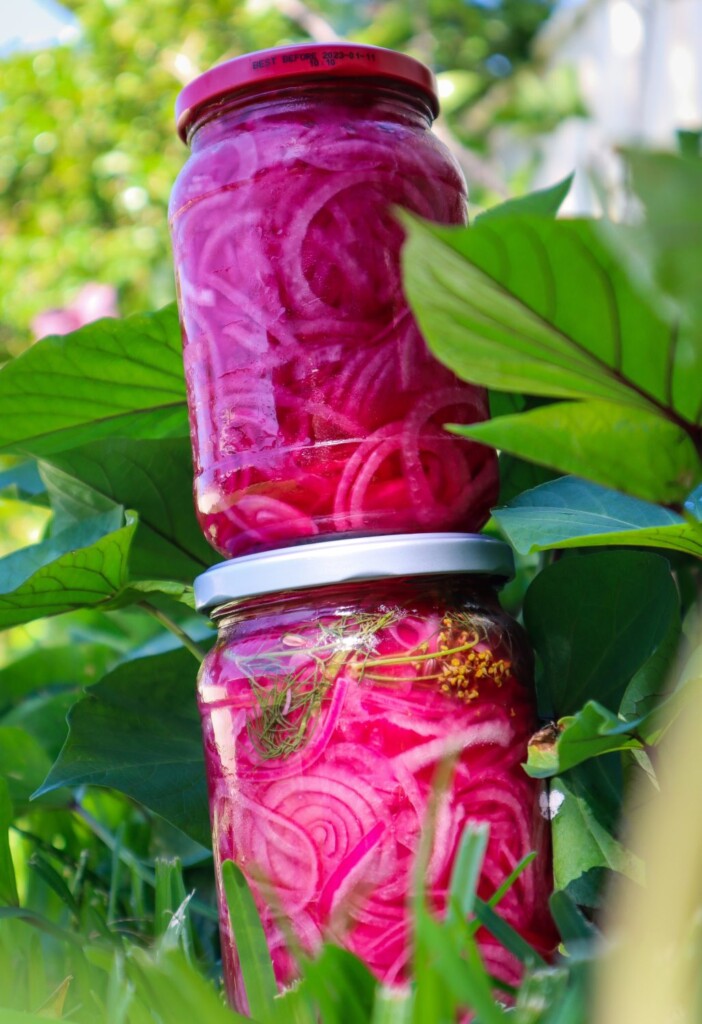 simple pickled red onions