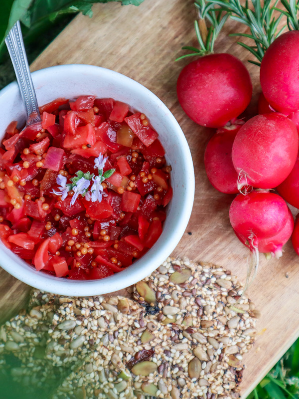 radish and apple relish