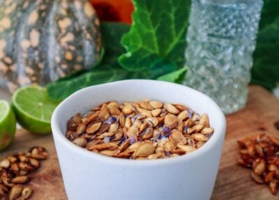 Roasted Salt and Vinegar Pumpkin Seeds