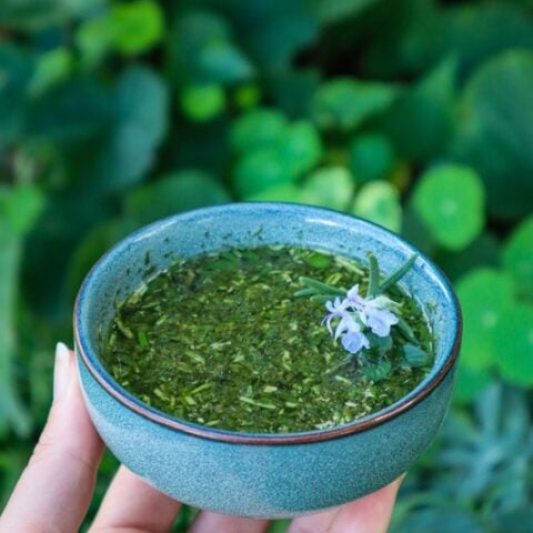 mint and rosemary sauce