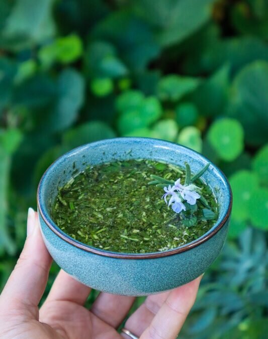 Mint and Rosemary Sauce