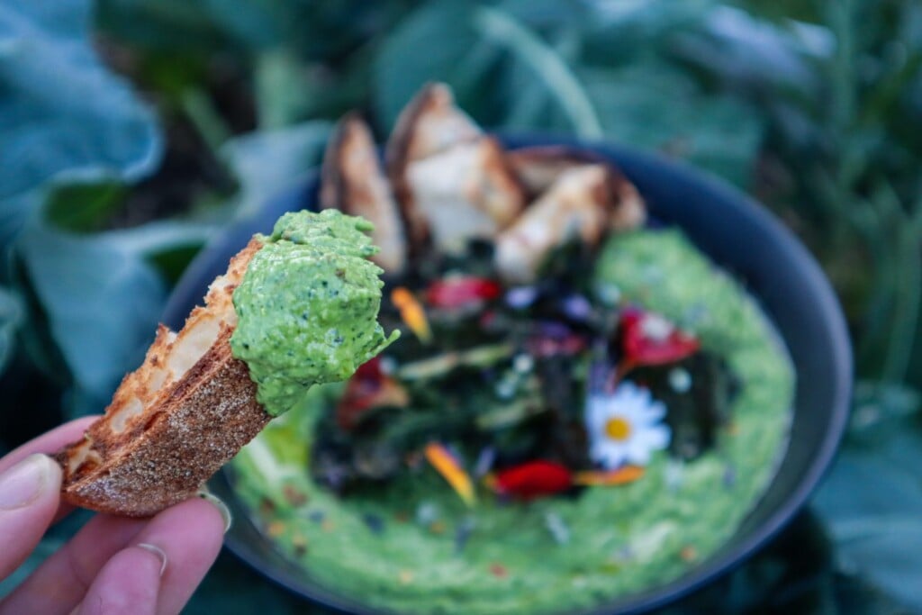 kale hummus