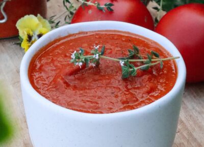 Simple Homemade Roasted Tomato Sauce – From Fresh Tomatoes