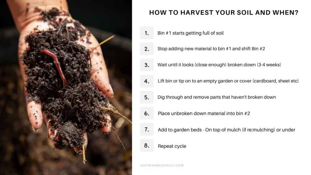 harvesting soil