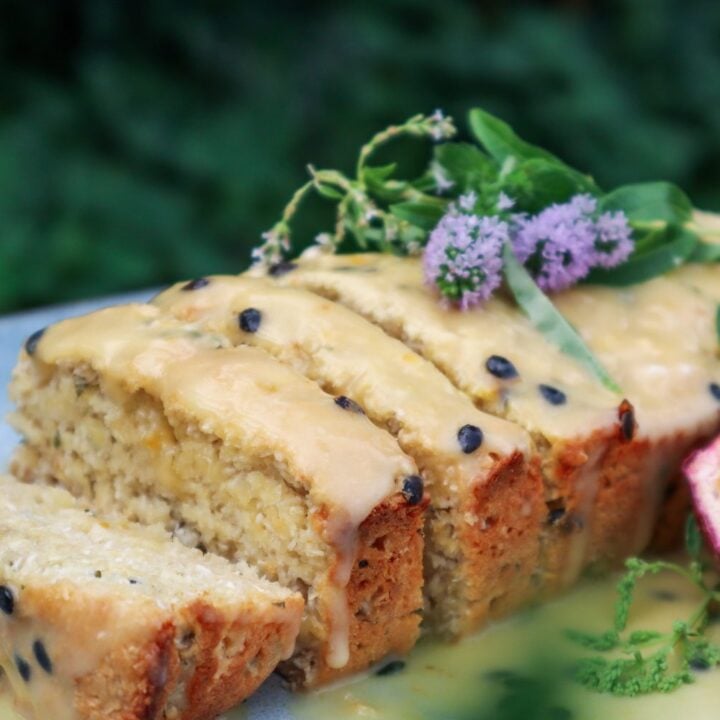 coconut and lemon verbena loaf