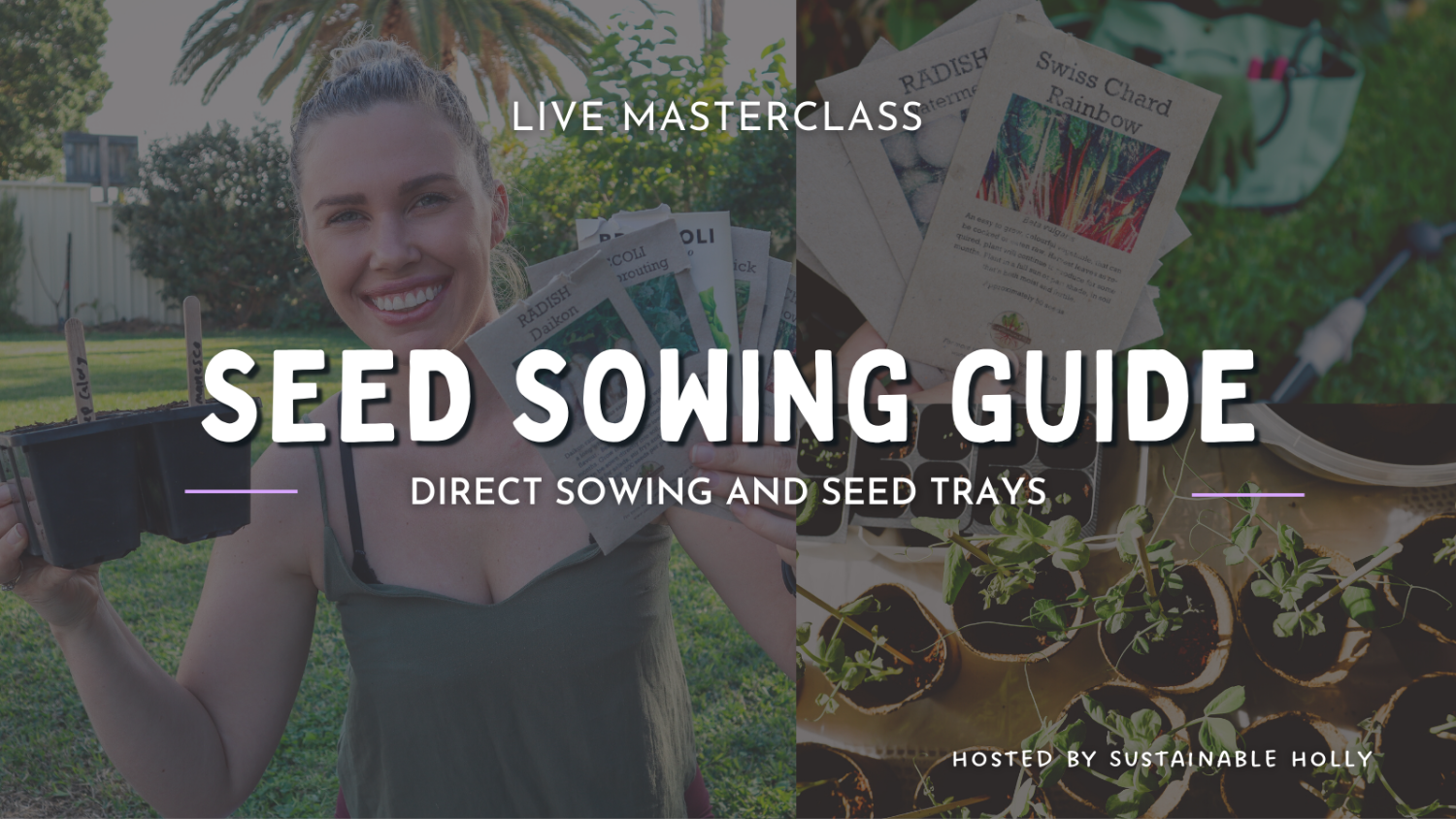 Seed Starting guide – Direct and Seed Trays
