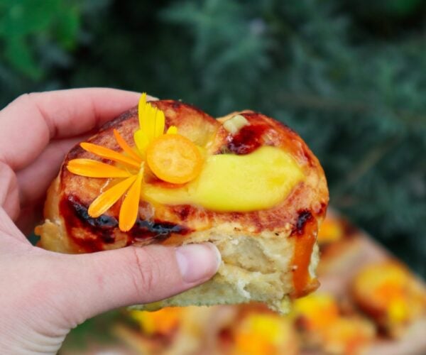Kumquat and Custard Scrolls – What to Make With Excess Kumquats
