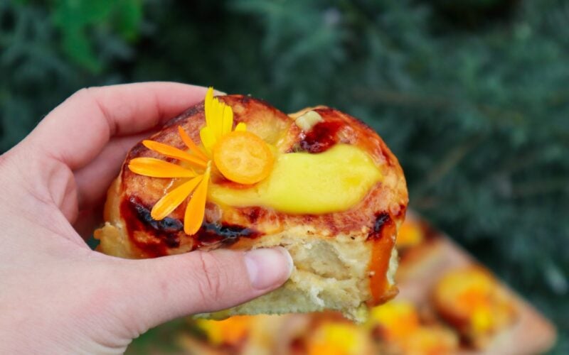 Kumquat and Custard Scrolls – What to Make With Excess Kumquats