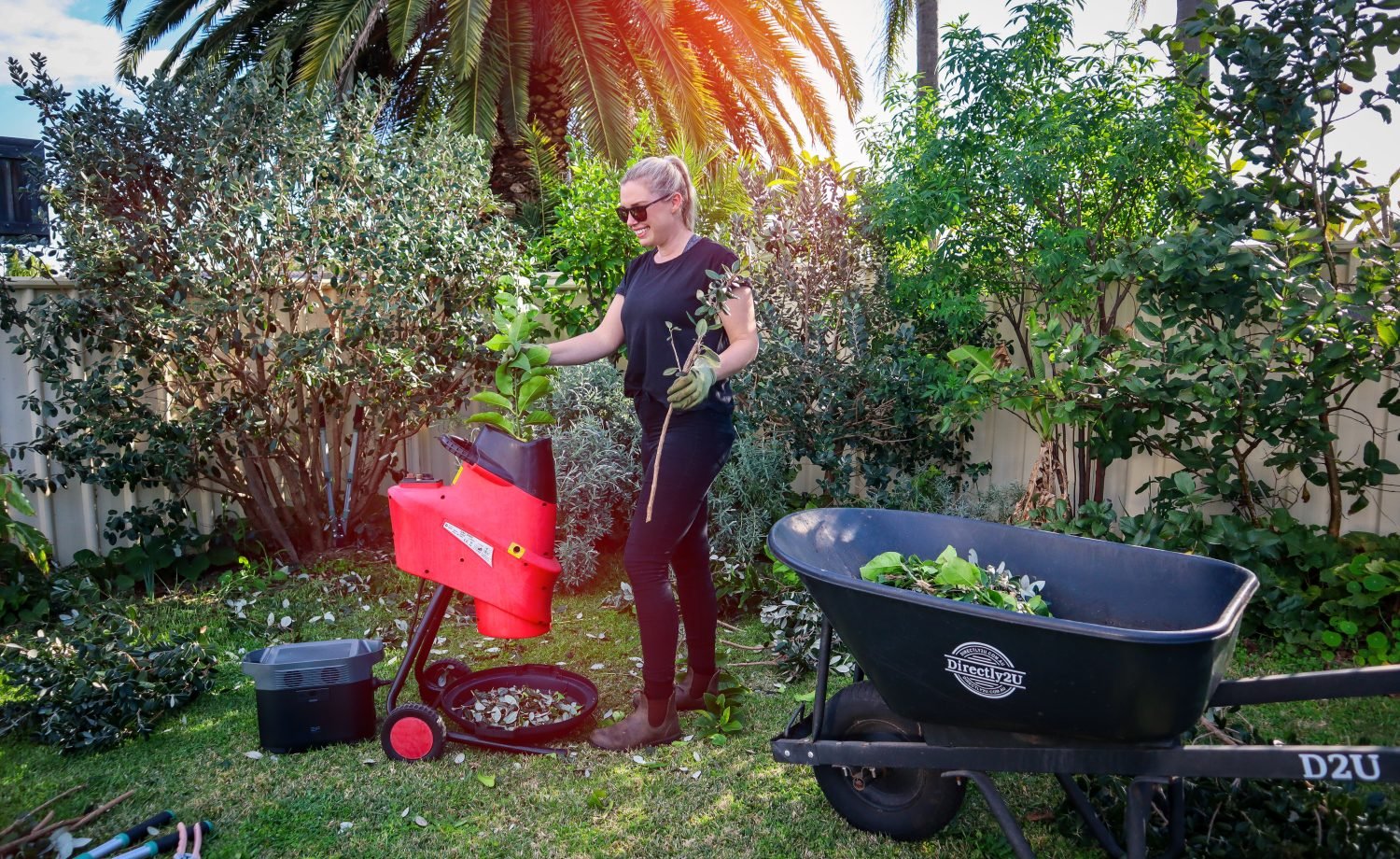 mulching plants